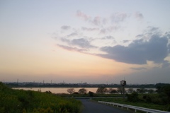 2015/10/12_彩湖の夕暮れ