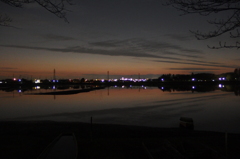 2015/12/20_伊佐沼の夕暮れ