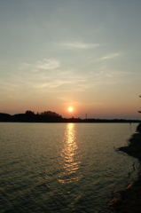 2015/07/26_伊佐沼の夕日