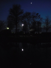2016/04/10_川里中央公園の夕暮れ