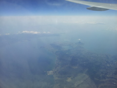 2017/03/11_機窓風景 大隅半島と薩摩半島