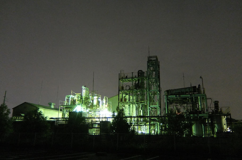 2014/06/22_夜の工場