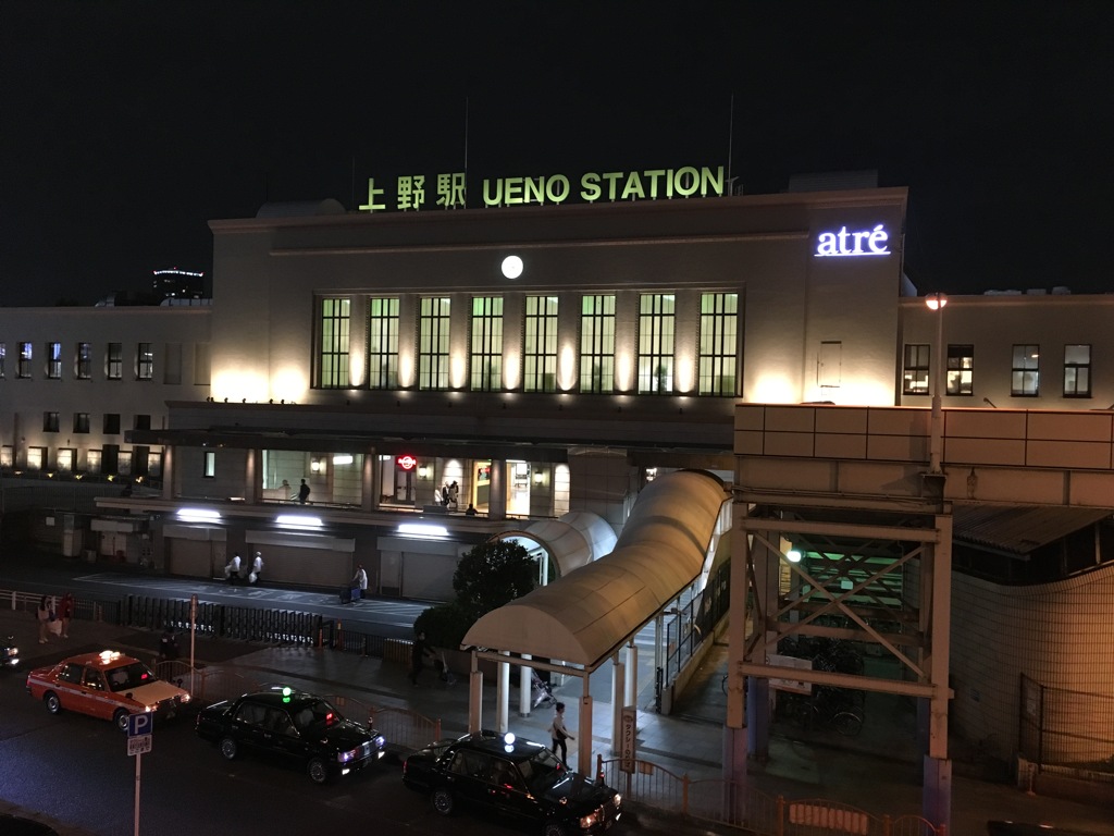 2019/05/20_夜の上野駅