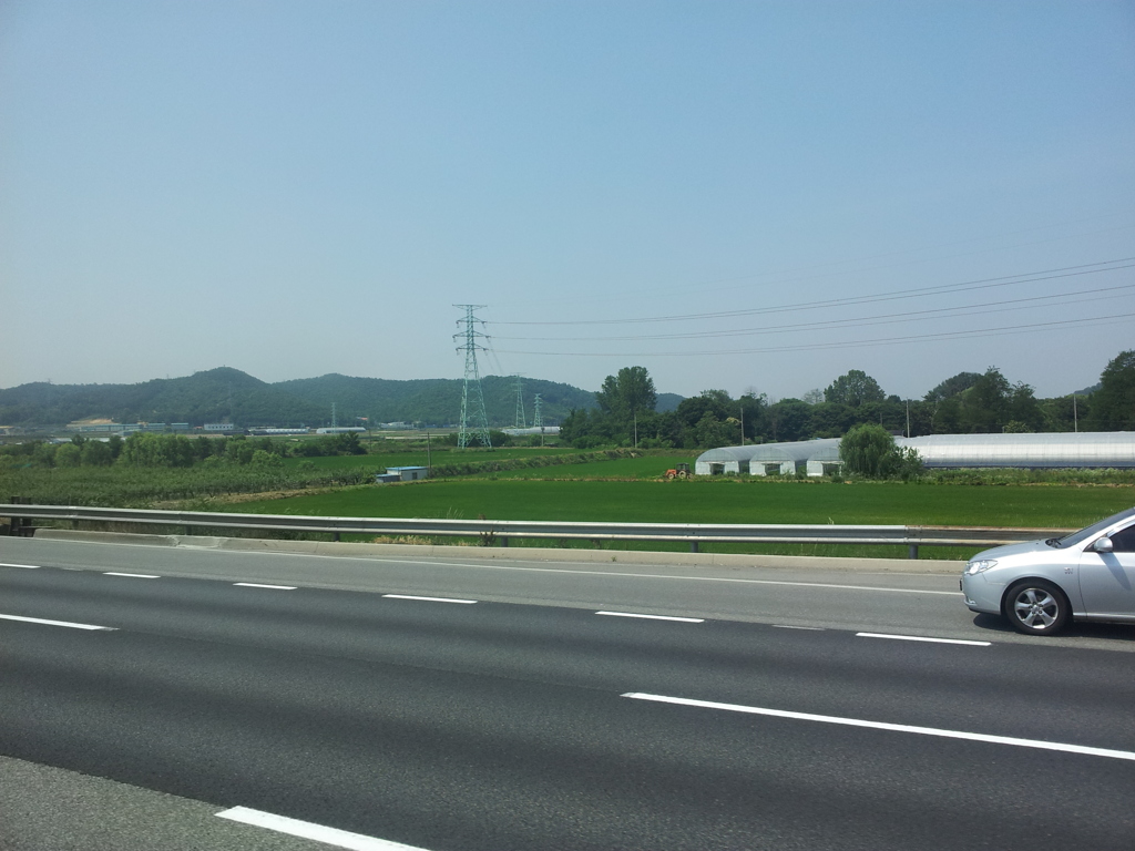 2017/06/18_ソウル〜群山の高速バス車窓風景
