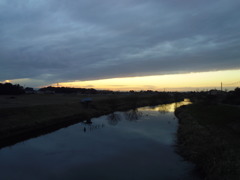 2017/02/18_元荒川の夕暮れ