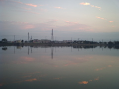 2015/09/27_伊佐沼の夕暮れ