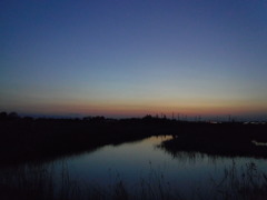 2017/04/15_溜め池の夕暮れ