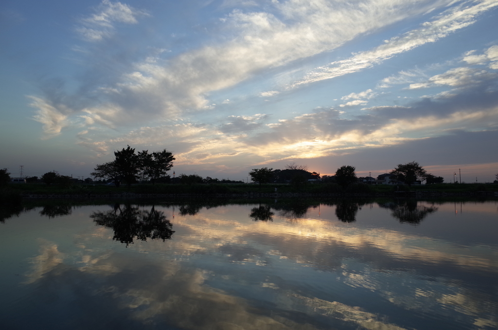 2015/10/03_柴山沼の夕暮れ