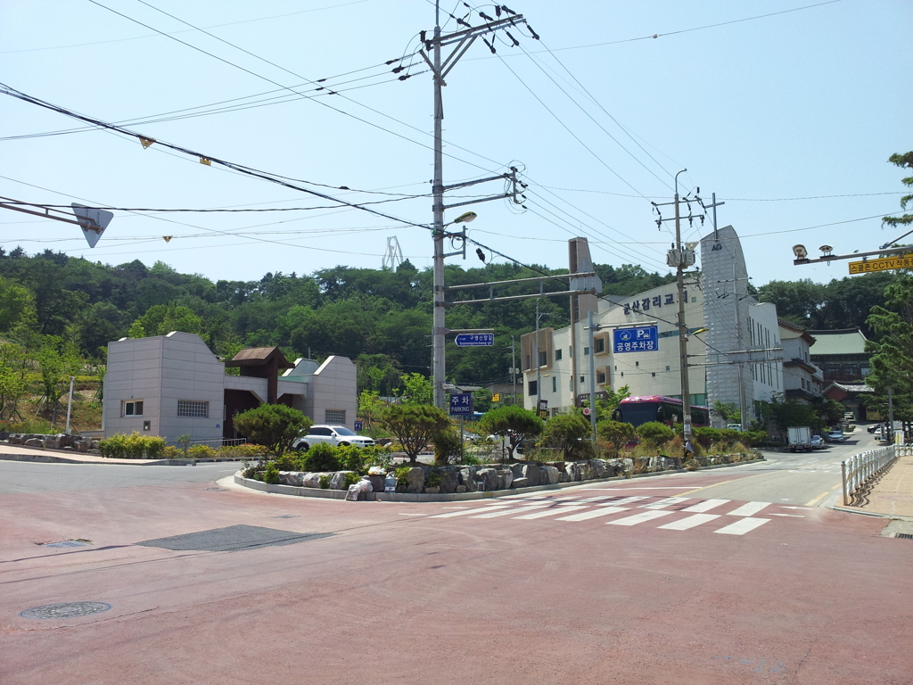 2017/06/18_群山西初等学校前の状況