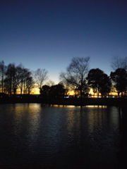 2016/12/30_さきたま古墳公園の夕暮れ