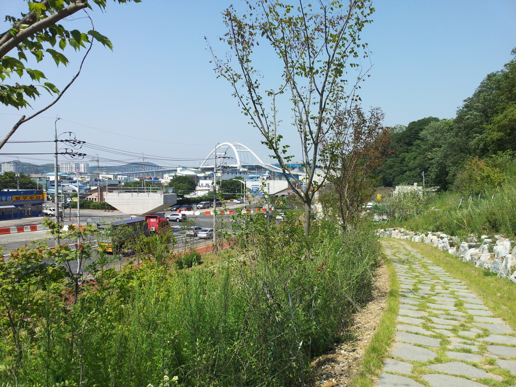 2017/06/18_月明公園の海側斜面からの眺め