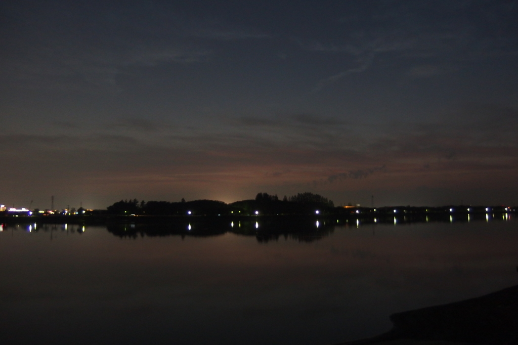 2015/09/13_伊佐沼の夕暮れ