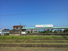 2017/06/14_魚津駅から新魚津駅を望む