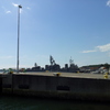 2018/09/14_大湊基地脇の広場から基地内を望む