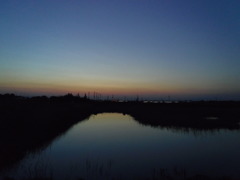 2017/04/15_溜め池の夕暮れ