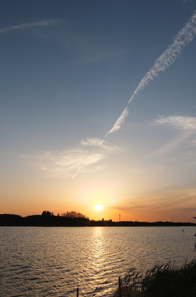 2014/05/18_夕暮れの伊佐沼