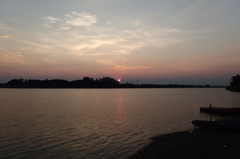 2015/07/26_伊佐沼の夕日