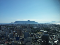 2016/08/12_五稜郭タワーから函館山を望む