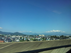 2016/08/12_東北新幹線から岩手山を望む