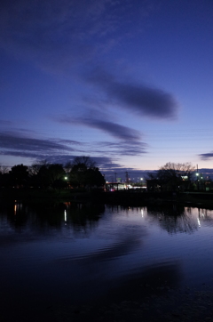 2015/12/30_西城沼公園の夕暮れ