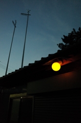2014/11/23_夕暮れの消防小屋