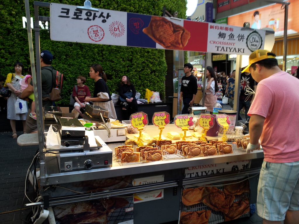 2017/06/17_明洞の鯛焼き露店