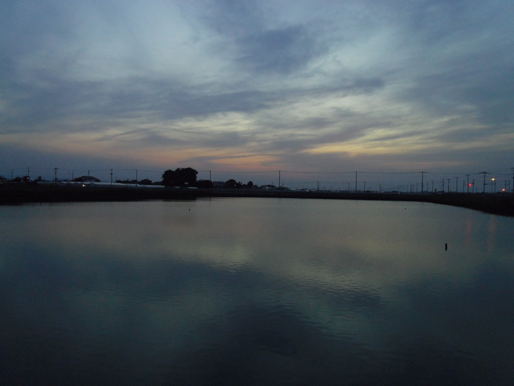 2017/05/21_溜め池の夕暮れ