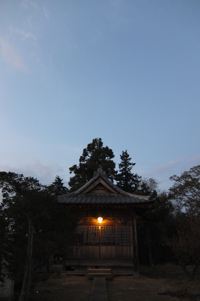 2014/11/23_夕暮れの天神社