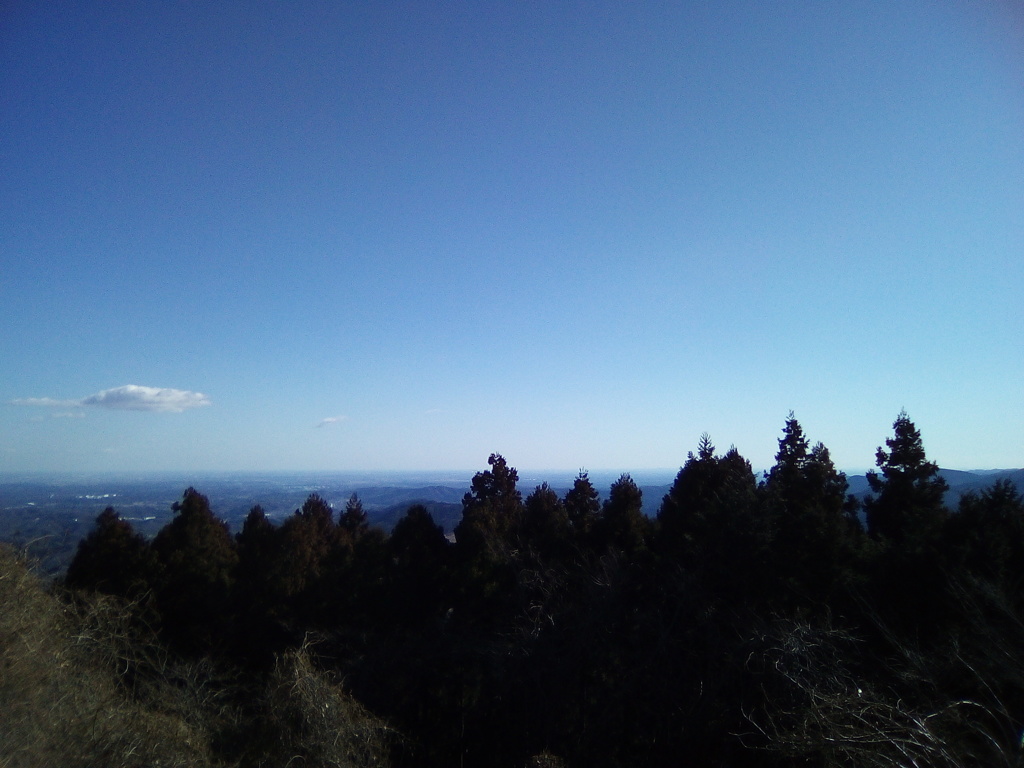 2017/12/30_登谷山山頂からの眺め