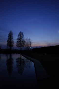 2014/12/28_川里中央公園の夕暮れ