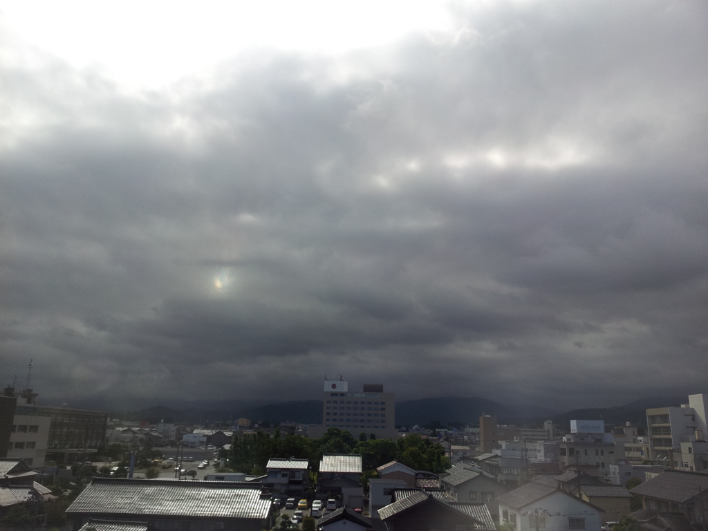 2017/06/16_宿から朝の立山連峰を望む