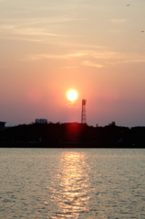 2015/07/26_伊佐沼の夕日