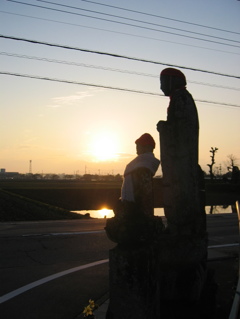 2016/03/19_夕暮れのお地蔵さん