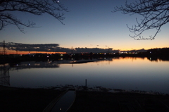 2015/11/15_伊佐沼の夕暮れ