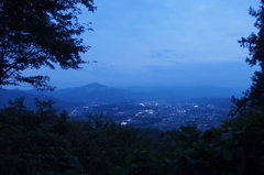 2015/09/21_蓑山近辺から武甲山と秩父市街を望む