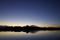 2015/11/15_伊佐沼の夕暮れ