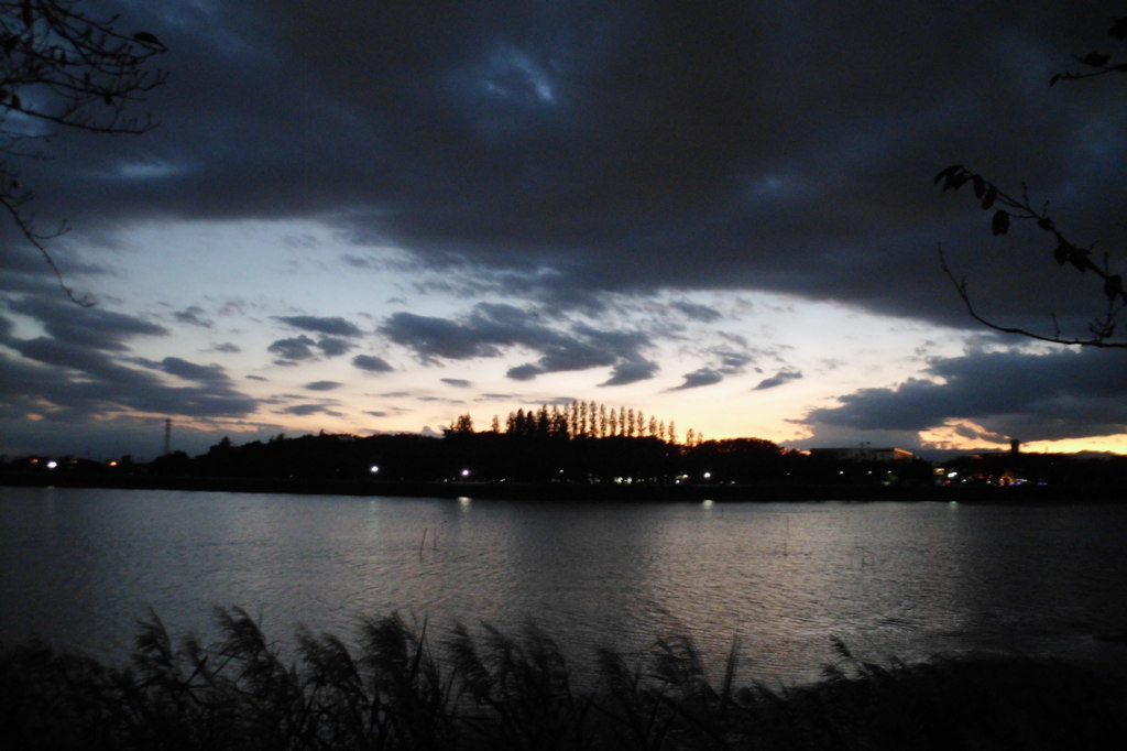 2014/11/03_伊佐沼の夕暮れ