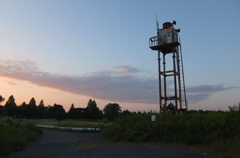 2014/09/28_夕暮れの見張り塔