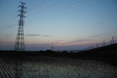 2016/06/18_水田の夕暮れ