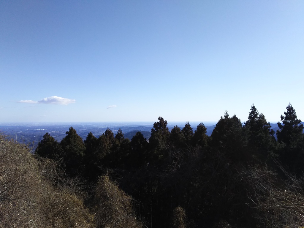 2017/12/30_登谷山山頂からの眺め