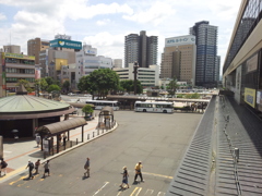 2018/07/14_盛岡駅前ロータリー