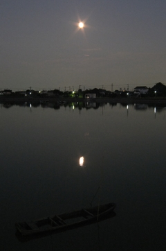 2015/09/27_伊佐沼の月夜