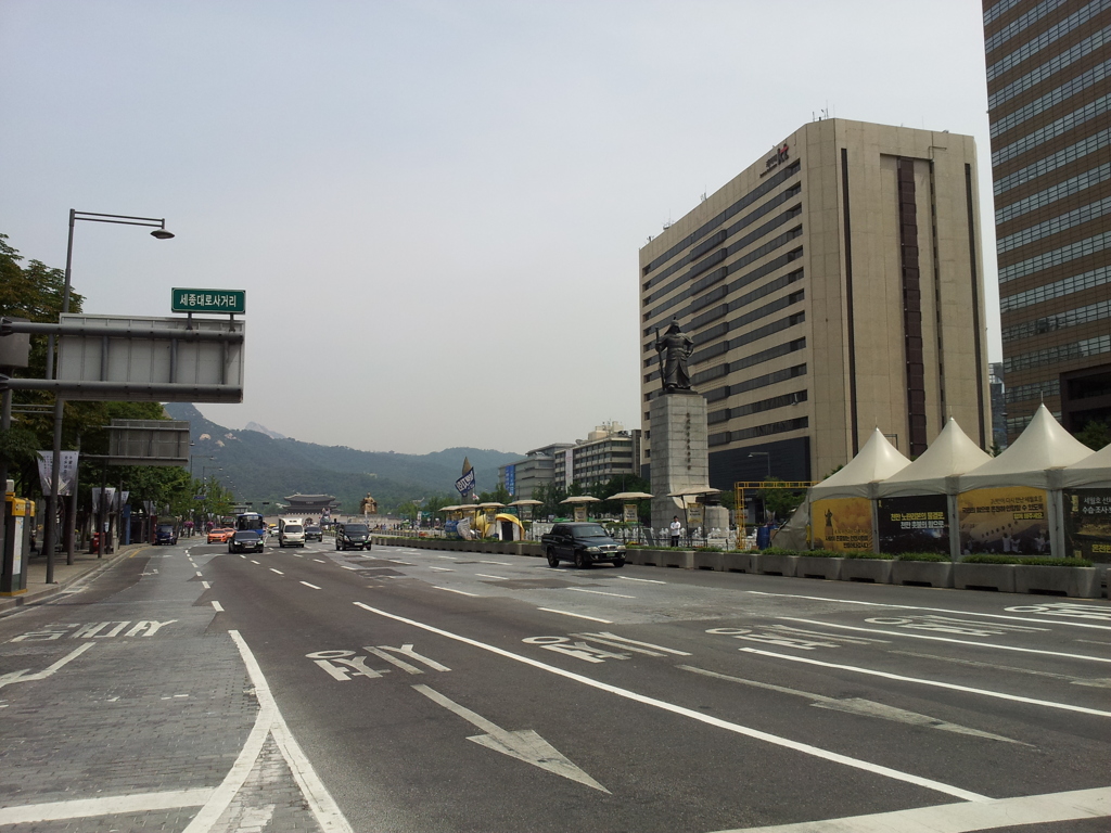 2017/06/19_世宗大路と光化門広場