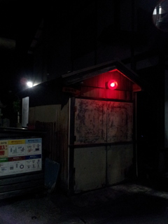 2017/05/17_夜の消防小屋