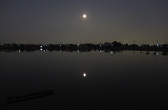 2015/09/27_伊佐沼の月夜
