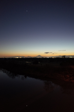 2016/12/29_荒川の夕暮れ