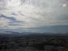 2017/08/10_宿から立山連峰を望む