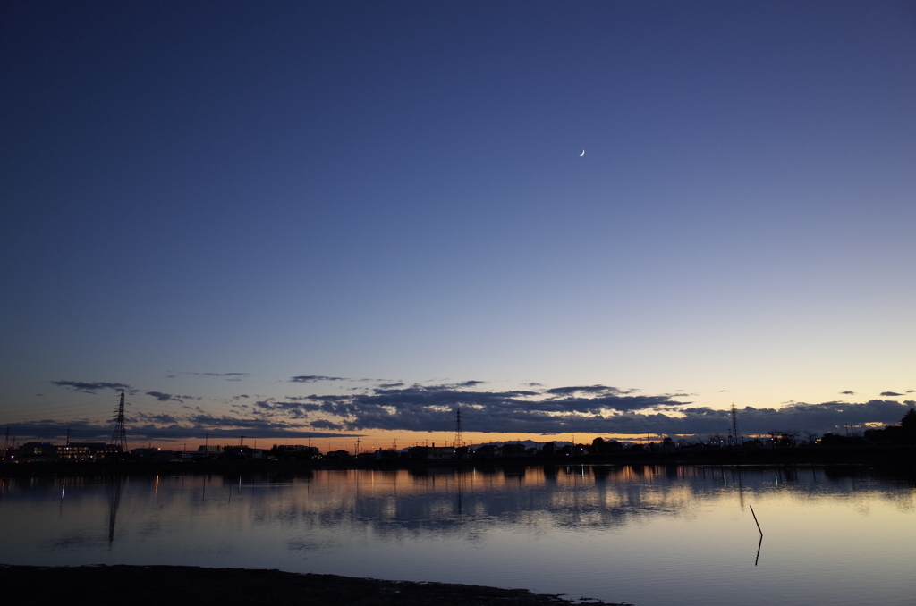 2015/11/15_伊佐沼の夕暮れ