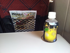2018/04/20_北陸新幹線車内でりんごジュース