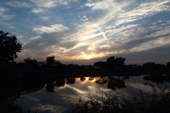 2015/10/03_柴山沼の夕暮れ